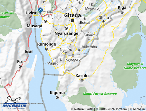 Mapa MICHELIN Kayogoro - ViaMichelin