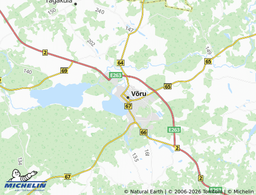 Mappa MICHELIN Võru - ViaMichelin