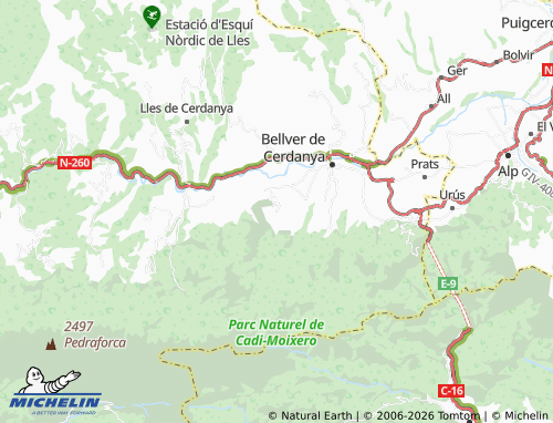 Mapa MICHELIN Nas - ViaMichelin