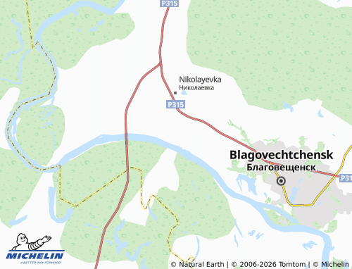 MICHELIN-Landkarte Dmitriyevka - ViaMichelin