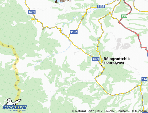 MICHELIN Dabravka map - ViaMichelin