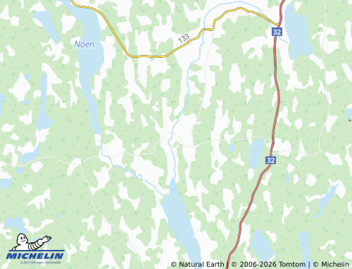 Carte MICHELIN Frinnaryd - ViaMichelin