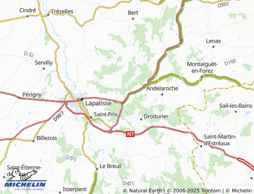 MICHELIN-Landkarte La Garde - ViaMichelin