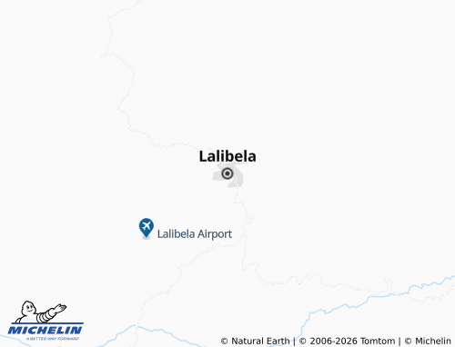 MICHELIN Lalibala map - ViaMichelin