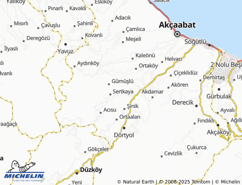 MICHELIN Zaferli map - ViaMichelin