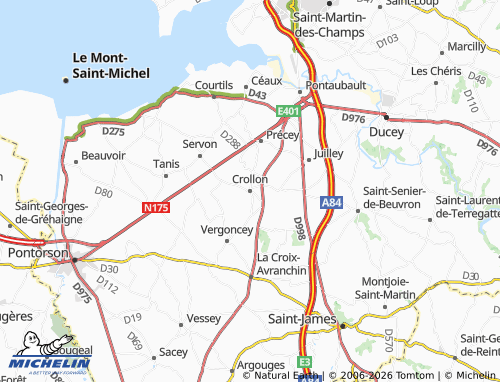 Mapa MICHELIN Crollon - ViaMichelin