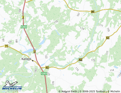 MICHELIN Kaagna map - ViaMichelin