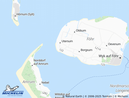 MICHELIN Hedehusum map - ViaMichelin