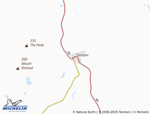Mapa MICHELIN Taroom - ViaMichelin