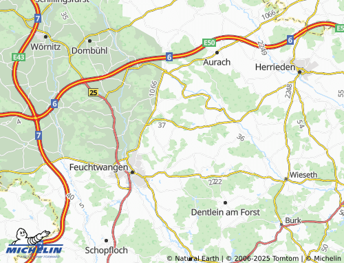 MICHELIN-Landkarte Steinbach - ViaMichelin