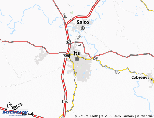 MICHELIN Itu map - ViaMichelin