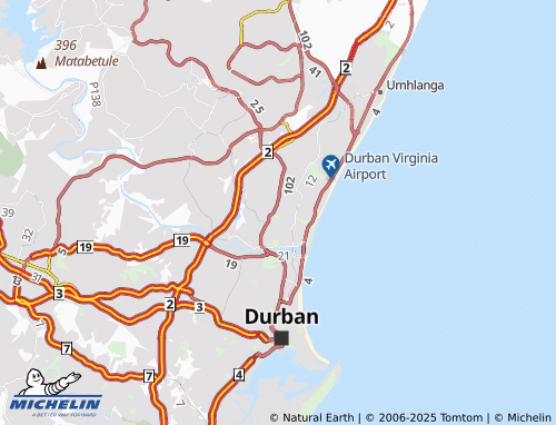 MICHELIN Parkhill map - ViaMichelin