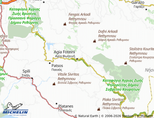 Carte MICHELIN Agia Foteini - ViaMichelin