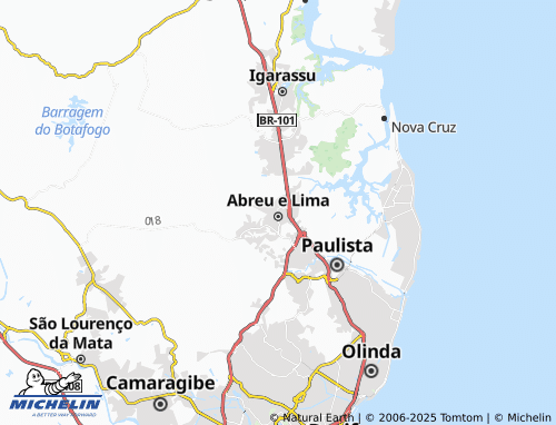 MICHELIN Planalto map - ViaMichelin