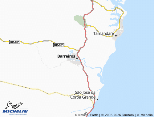 MICHELIN-Landkarte Barreiros - ViaMichelin