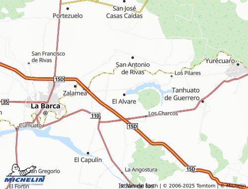 MICHELIN El Alvare map - ViaMichelin