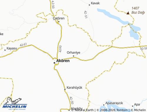 MICHELIN Orhaniye map - ViaMichelin