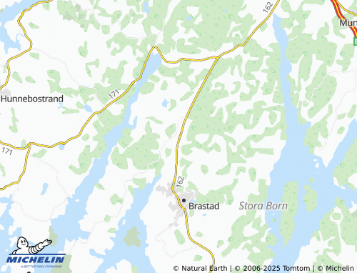 MICHELIN Brodalen map - ViaMichelin