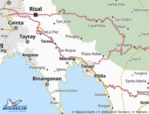 MICHELIN Santiago map - ViaMichelin