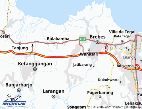 MICHELIN-Landkarte Banjaratma - ViaMichelin