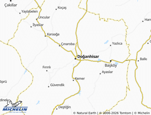MICHELIN Pazar map - ViaMichelin