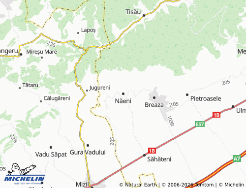 Mappa MICHELIN Năeni - ViaMichelin