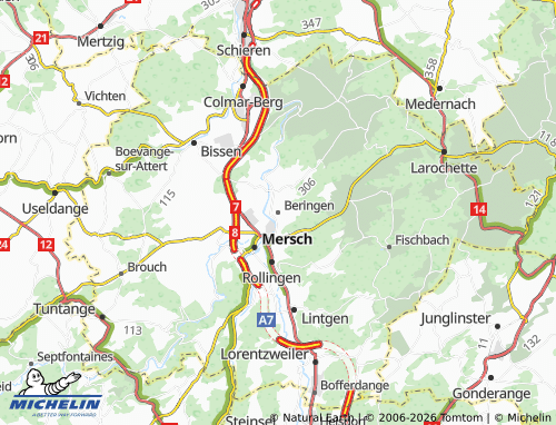 Carte MICHELIN Beringen - ViaMichelin