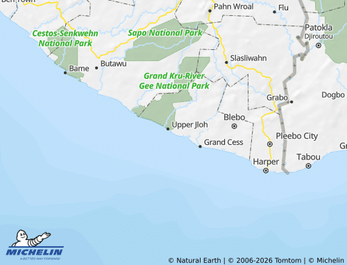 MICHELIN Grand Kru map - ViaMichelin