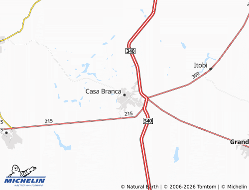 Mapa MICHELIN Casa Branca - ViaMichelin