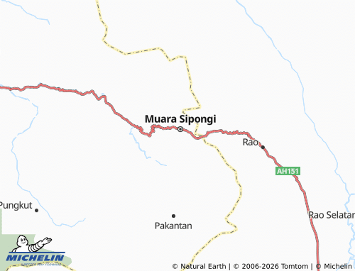 MICHELIN Ranjo Batu map - ViaMichelin
