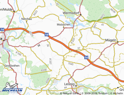 Kaart MICHELIN Nauberg - ViaMichelin