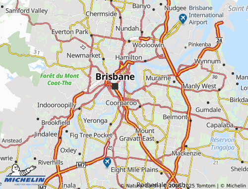 MICHELIN Kangaroo Point map - ViaMichelin