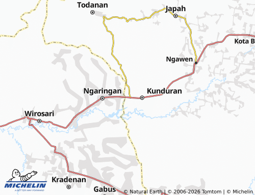Carte MICHELIN Gagaan - ViaMichelin