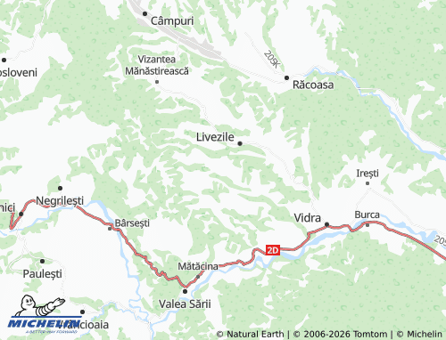 Mapa MICHELIN Mesteacănu - ViaMichelin