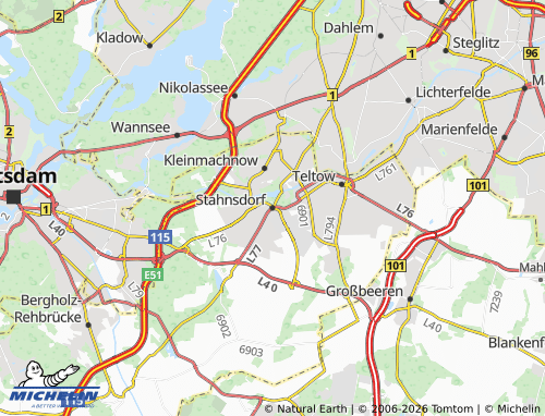 MICHELIN Stahnsdorf map - ViaMichelin