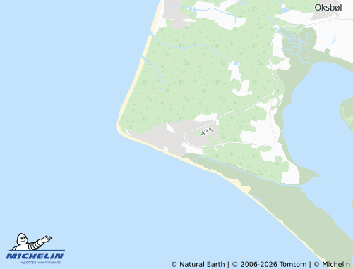 Mappa MICHELIN Blåvand - ViaMichelin