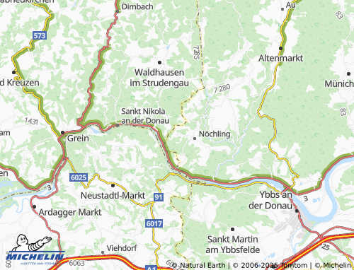 MICHELIN-Landkarte Baumgartenberg - ViaMichelin
