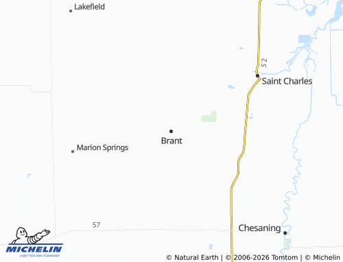 Carte MICHELIN Brant - ViaMichelin