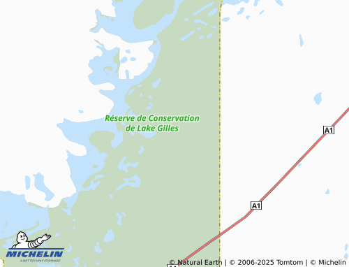 MICHELIN-Landkarte Lake Gilles - ViaMichelin