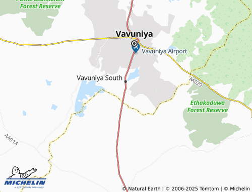 MICHELIN Kalukunnammaduwa map - ViaMichelin