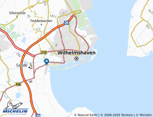 MICHELIN-Landkarte Wilhelmshaven - ViaMichelin