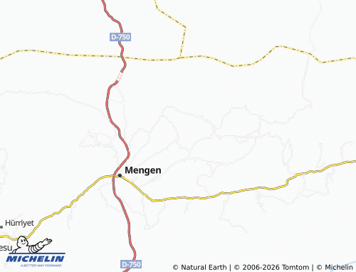 MICHELIN Dereköy map - ViaMichelin