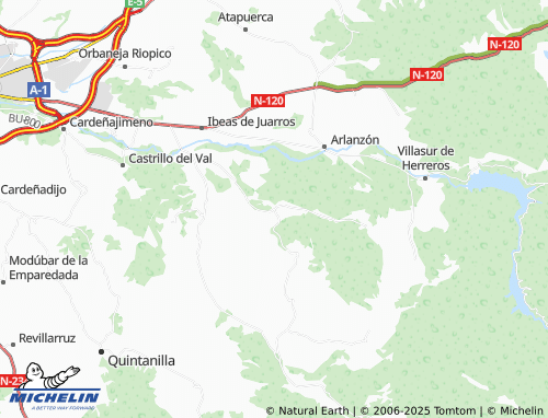 MICHELIN Salgüero de Juarros map - ViaMichelin
