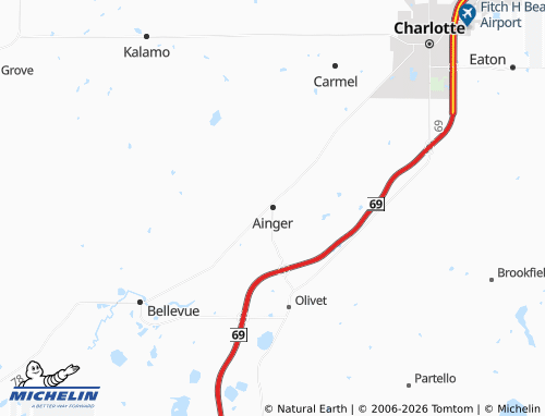 Mapa MICHELIN Ainger - ViaMichelin