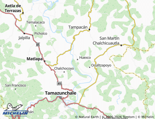 MICHELIN-Landkarte Huexco - ViaMichelin