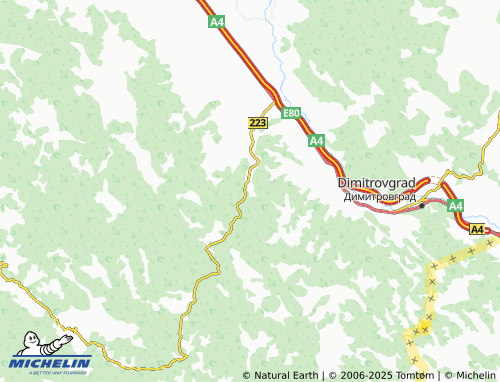 Mapa MICHELIN Gornja Držina - ViaMichelin