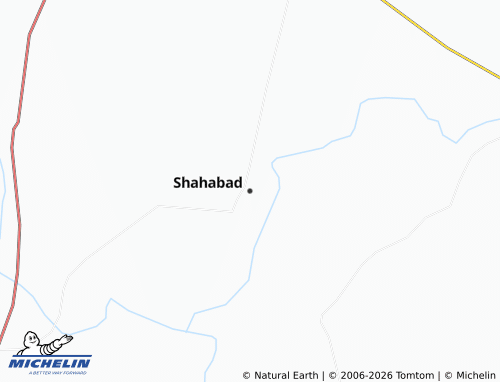 Kaart MICHELIN Shahabad - ViaMichelin
