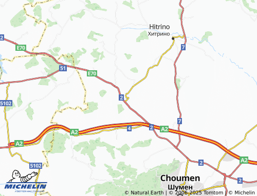 MICHELIN Struino map - ViaMichelin
