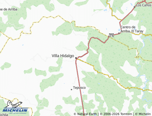 MICHELIN-Landkarte Villa Hidalgo - ViaMichelin