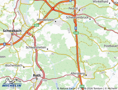 MICHELIN Furth map - ViaMichelin